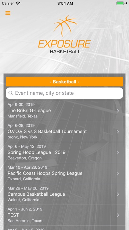 Exposure Events