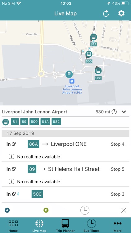 Arriva UK Bus App