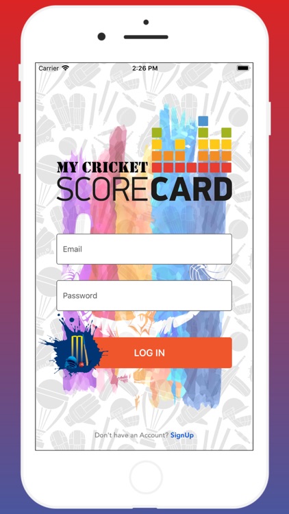 My Cricket Score Card