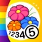 Painting by Numbers is a fun coloring game for your children