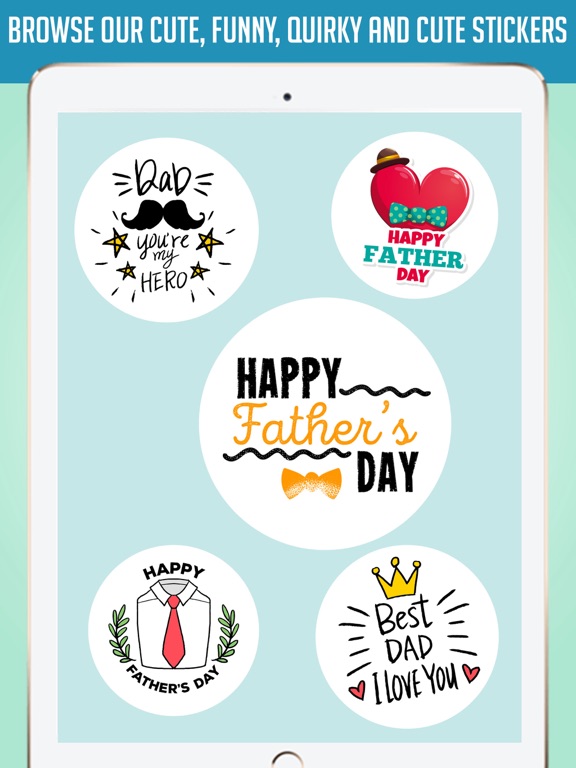 Happy Father's Day Stickers! screenshot 2