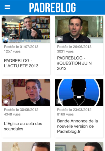 Padreblog screenshot 2