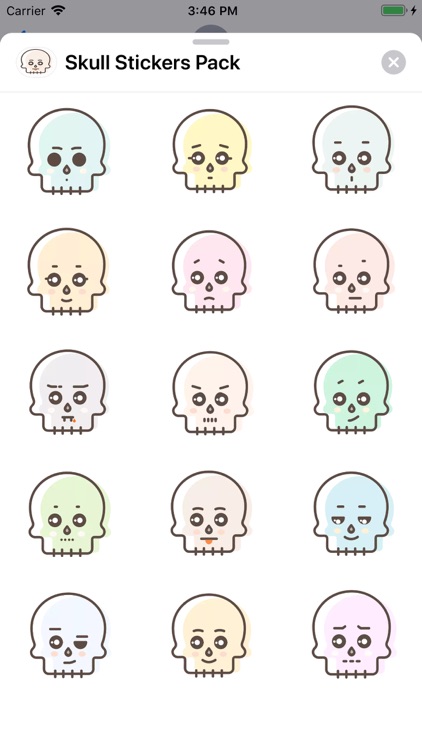 Skull Stickers Pack screenshot-1