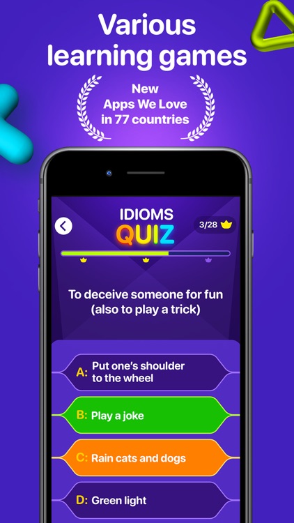 English idioms & phrases game