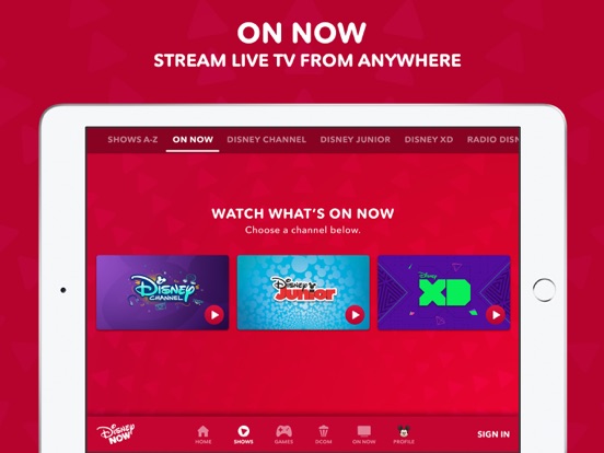 Disneynow Episodes Live Tv By Disney Ios United States Searchman App Data Information - giant disney xd shows roblox