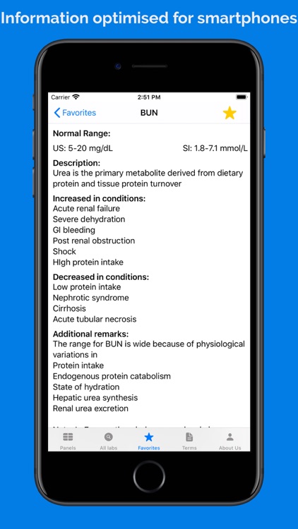 Lab Values Pro: Lab reference