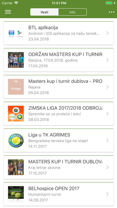 Teniske lige Srbije screenshot 2