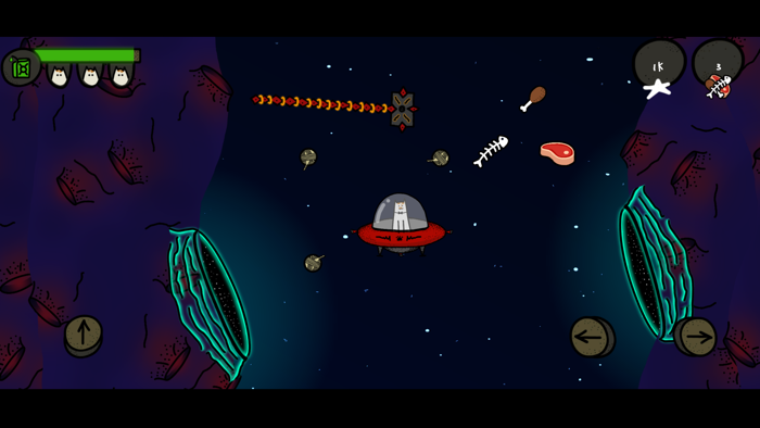 Cat Dream Ufo Lander