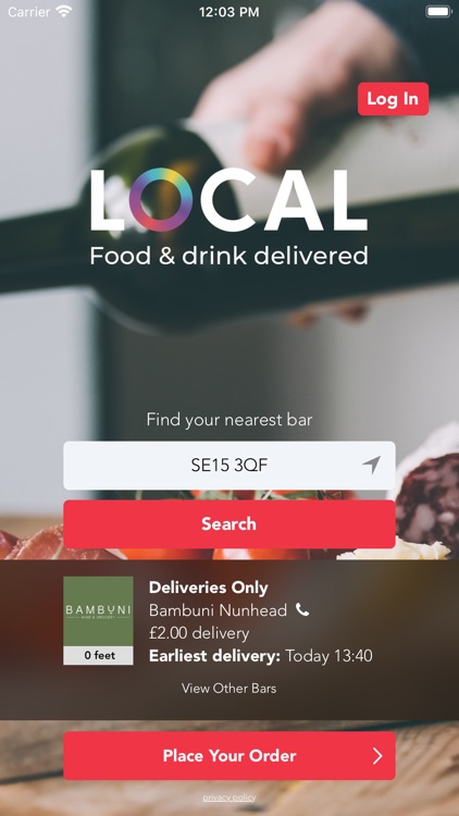 LOCAL Food & drink delivered