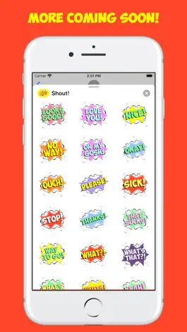 Game screenshot Shout! Stickers for iMessage hack