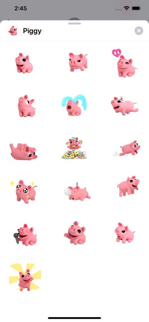 Piggy Bang Cutest Sticker Pack(圖2)-速報App