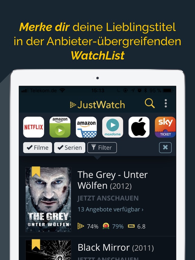 JustWatch: Jetzt Auch Mit App Für Android Und IOS