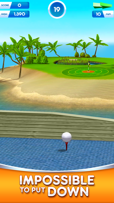 Flick Golf Free Screenshot 2