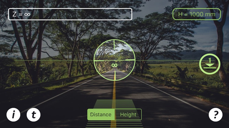 Telemeter. Distance and Height