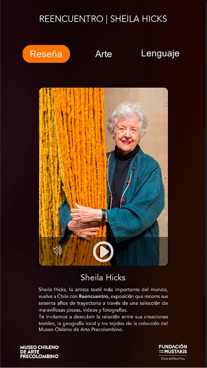 Reencuentro, Sheila Hicks