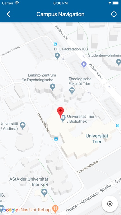 CampusApp Universität Trier