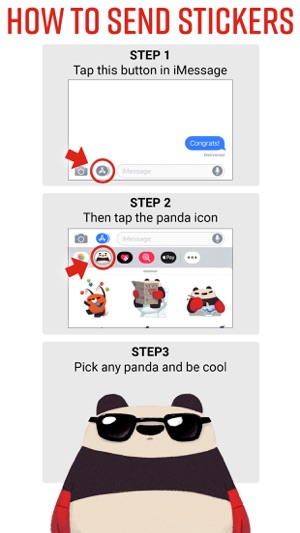 Punching Pandas Stickers(圖2)-速報App