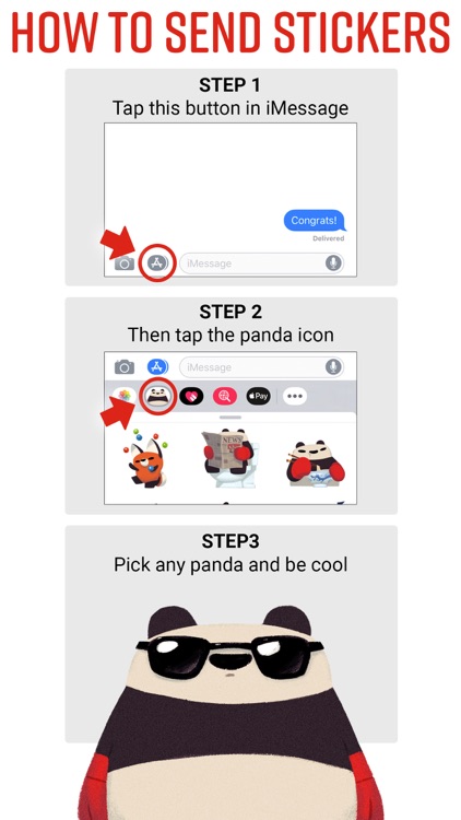 Punching Pandas Stickers