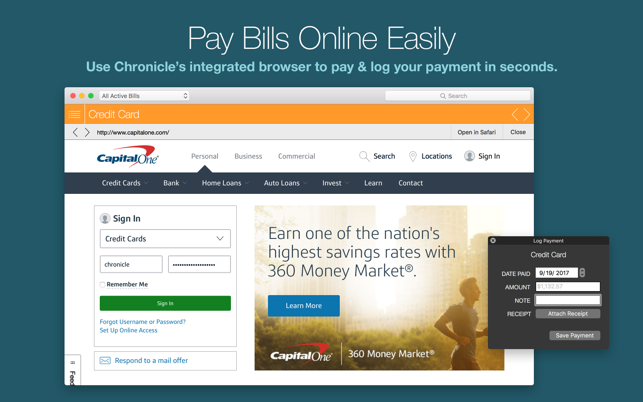 ‎Chronicle Pro - Bills & Income Screenshot