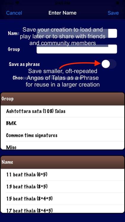 Talanome - Carnatic Metronome screenshot-8