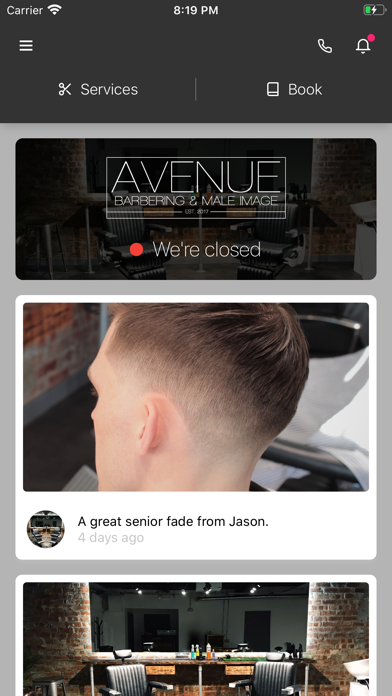 Avenue Barbering screenshot 2