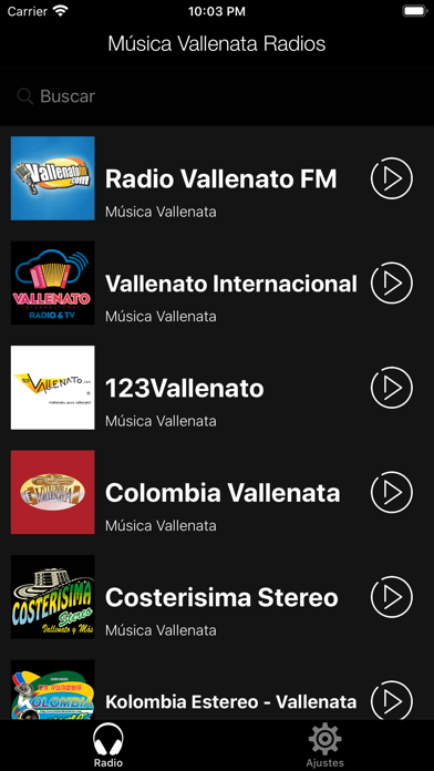 Vallenatos Música Vallenata screenshot 2