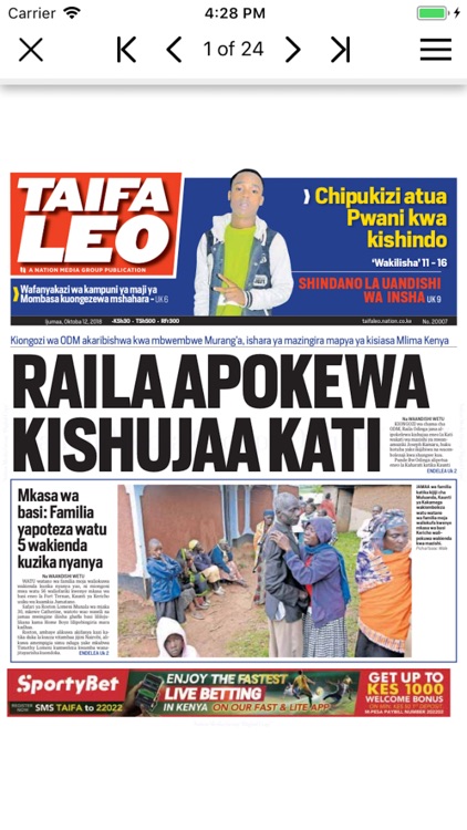 Taifa Leo Epaper App