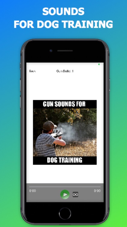 Gun Sounds for Dog Training