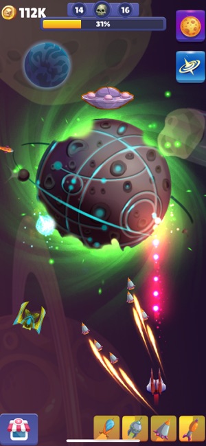 Idle Planet: Space Tap Shooter(圖4)-速報App