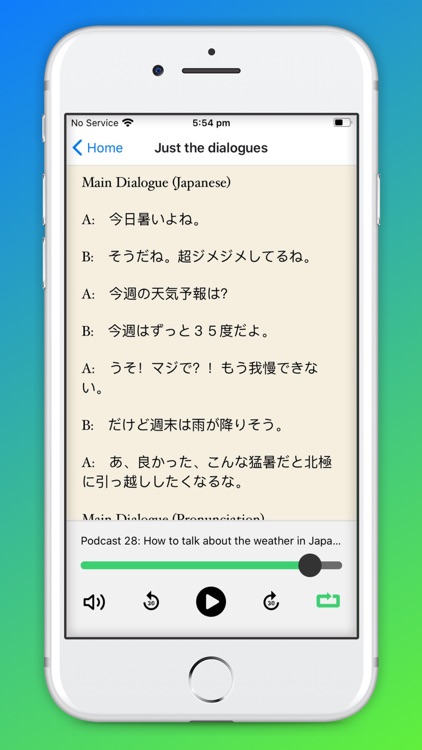 Learn Japanese Pod App
