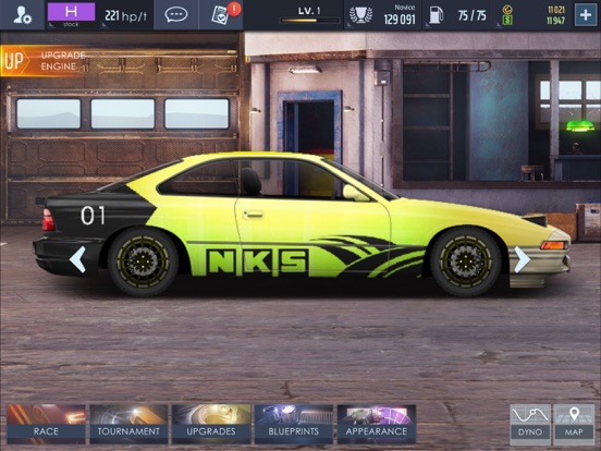 Drag Racing: Уличные гонки на iPad