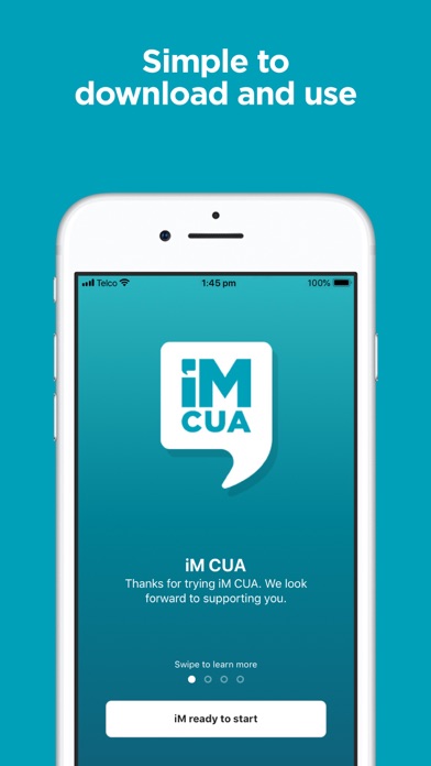 How to cancel & delete iM CUA - banking chat app from iphone & ipad 1