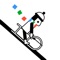 Draw a track for the sledder to ride on