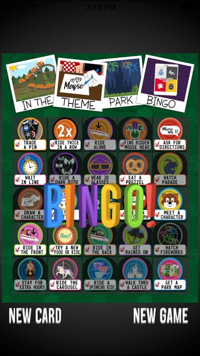 Activity Bingo Theme Park screenshot 3