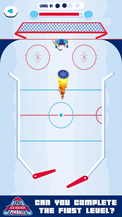 Ice Hockey Flipper - Ball Shot