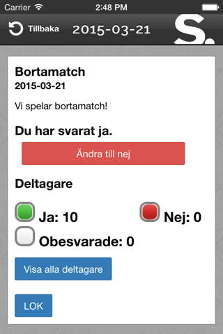 Sportnik App screenshot 2