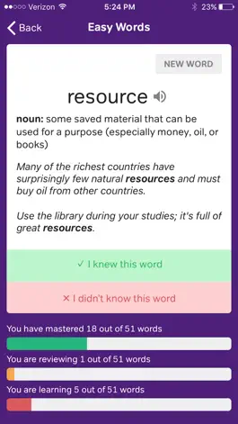 Game screenshot Flashcards - TOEFL Vocabulary hack