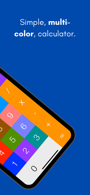 Simple Colorful Calculator(圖2)-速報App