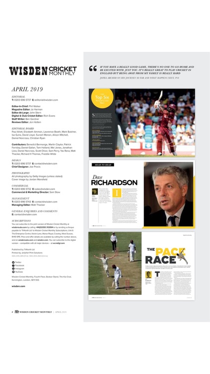 Wisden Cricket Monthly