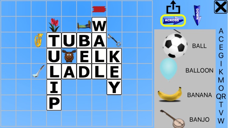 Kids creating crosswords