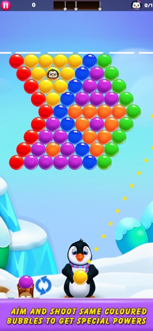 Little Penguin Bubble Shooter(圖4)-速報App