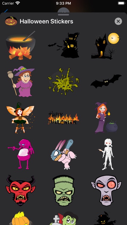 Halloween Stickers Emojis screenshot-3