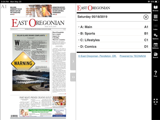 Screenshot #5 pour East Oregonian E-Edition