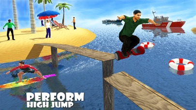 Beach Race :Scooter Stunt Game screenshot 4
