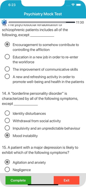 Psychiatry Exam Questions(圖4)-速報App