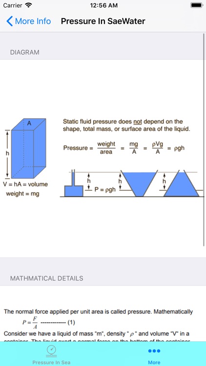 Calculate Pressure In Water screenshot-6