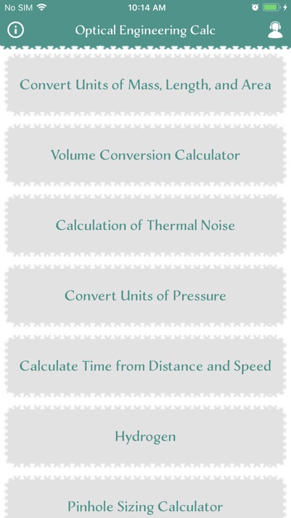 Optical Engineering Calc