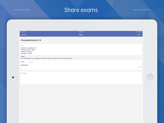 MTestM - An exam creator app screenshot 4