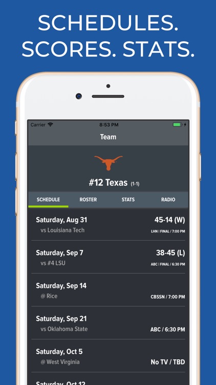 UT Texas Football