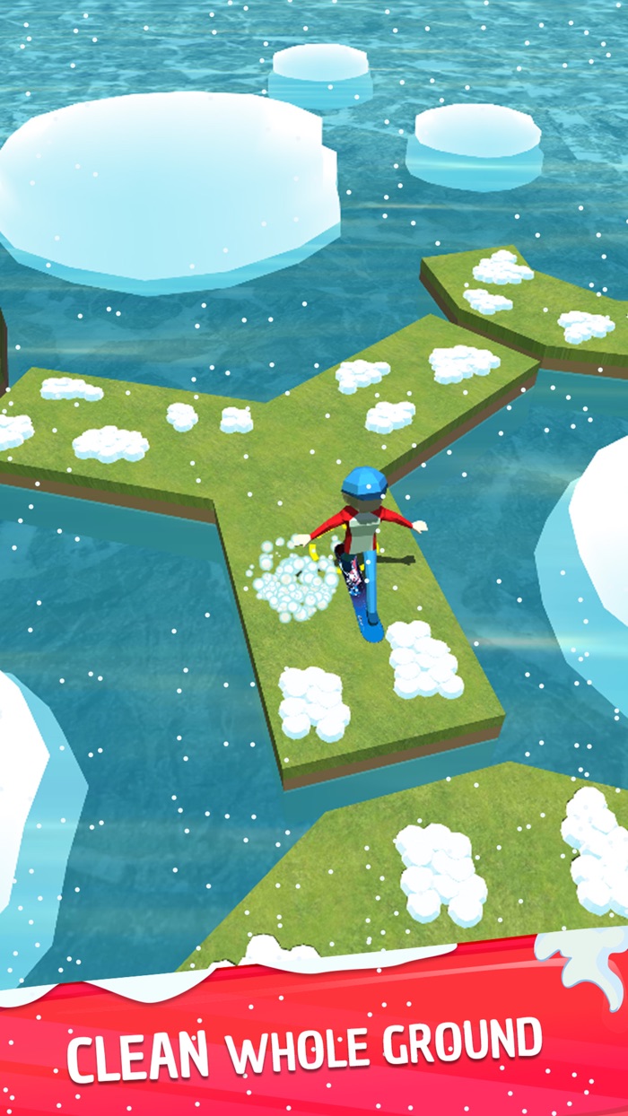 Skiing Skill  Remove Snow